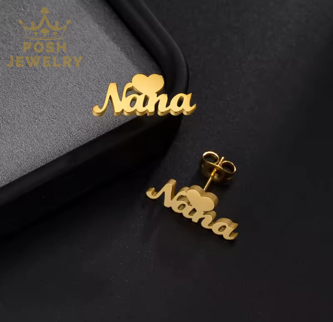 NANA CUSTOM NAME EARRINGS