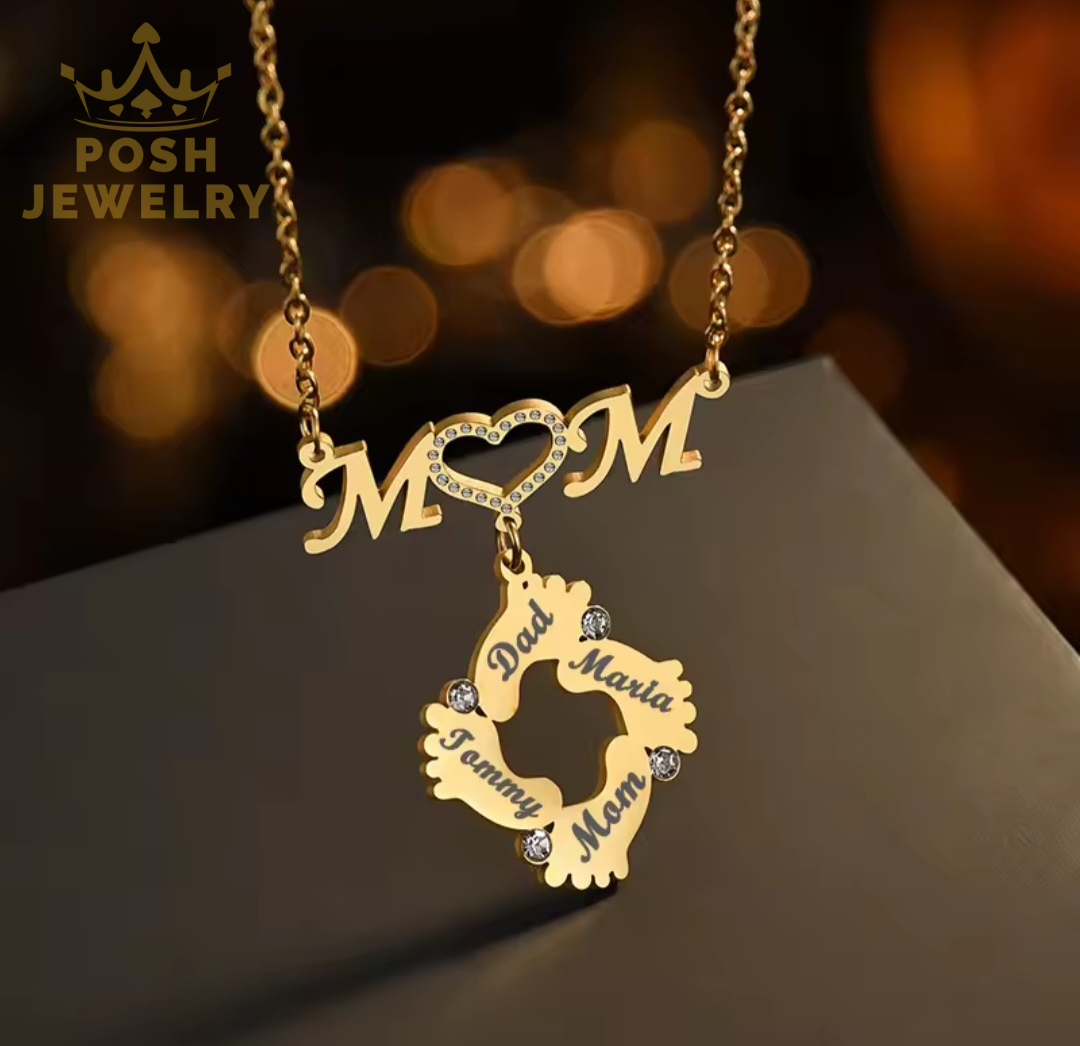 Mom Custom Name Necklace