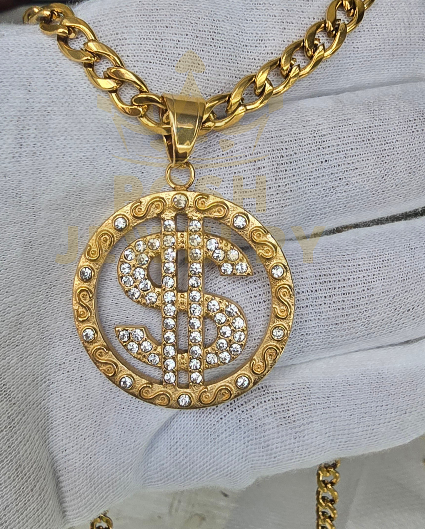 Dollar sign Pendant Necklace