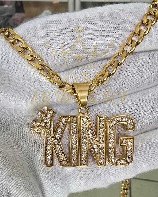 King Pendant Necklace