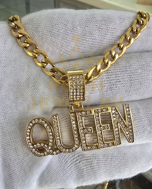 Queen Pendant Necklace